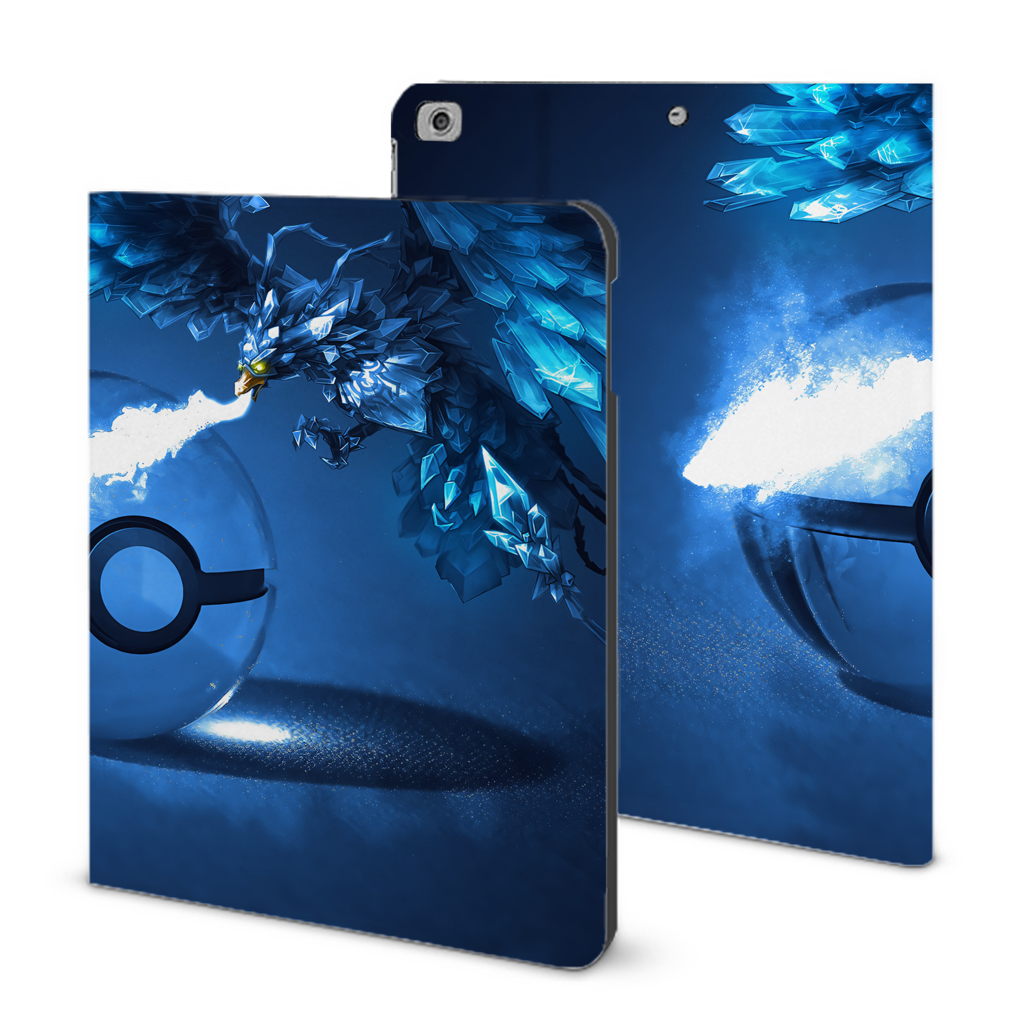 （画像用） ポケットモンスター Pokémon IPad ケース ブック型 PUレザー TPU 耐衝撃 軽量 薄型 ペン収納なし 全面保護 IPad 各モデル対応